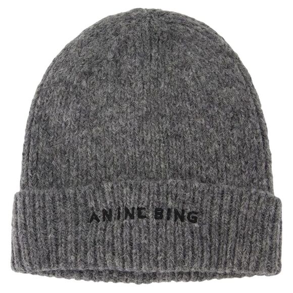 Anine Bing Accessories - Elia Beanie - ANINE BING - Wool - Grey